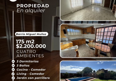 Alquiler anual casa en Carlos Paz 